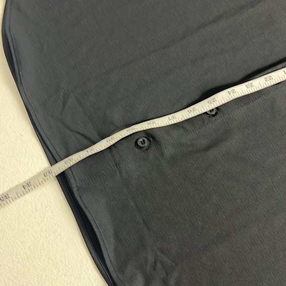 BYLT Sz XXL Button Shirt Black Premium Basics Executive Fit Short Sleeve Stretch - Picture 8 of 12